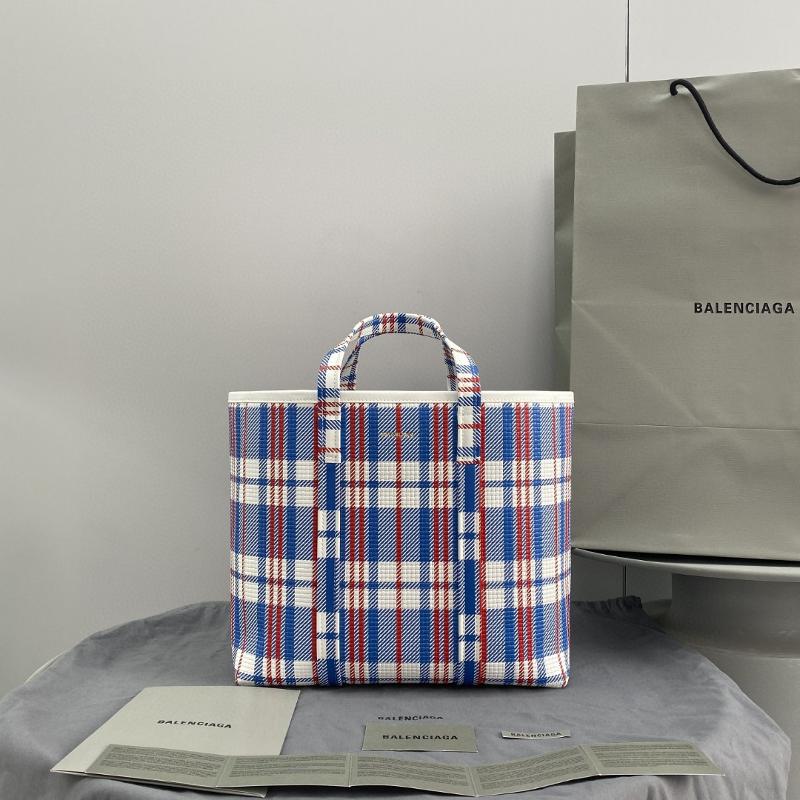 Balenciaga Handbags 92715M Blue Grid